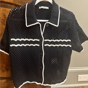 Abercrombie & Fitch Crochet Top